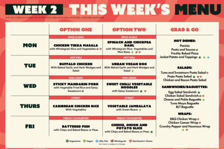 Week 2 Menu
