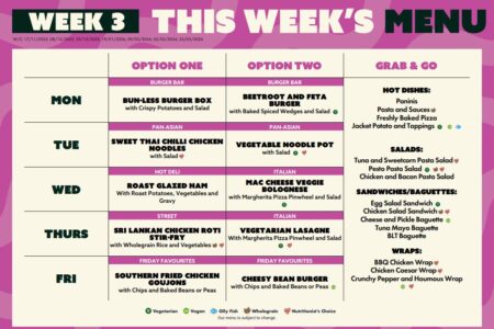 Week 3 Menu