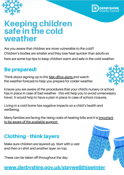 Keeping Children Safe In The Cold Weather